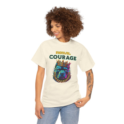 "Royal Courage"  - Unisex Heavy Cotton Tee