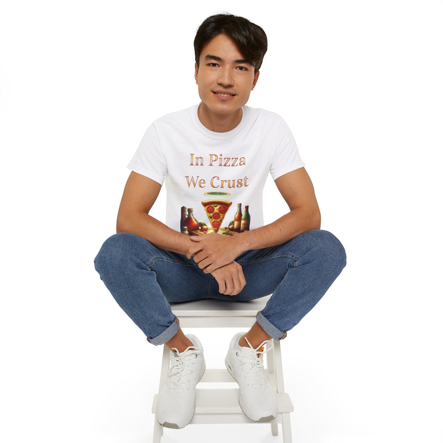 "In Pizza We Crust"  - Unisex Ultra Cotton Tee