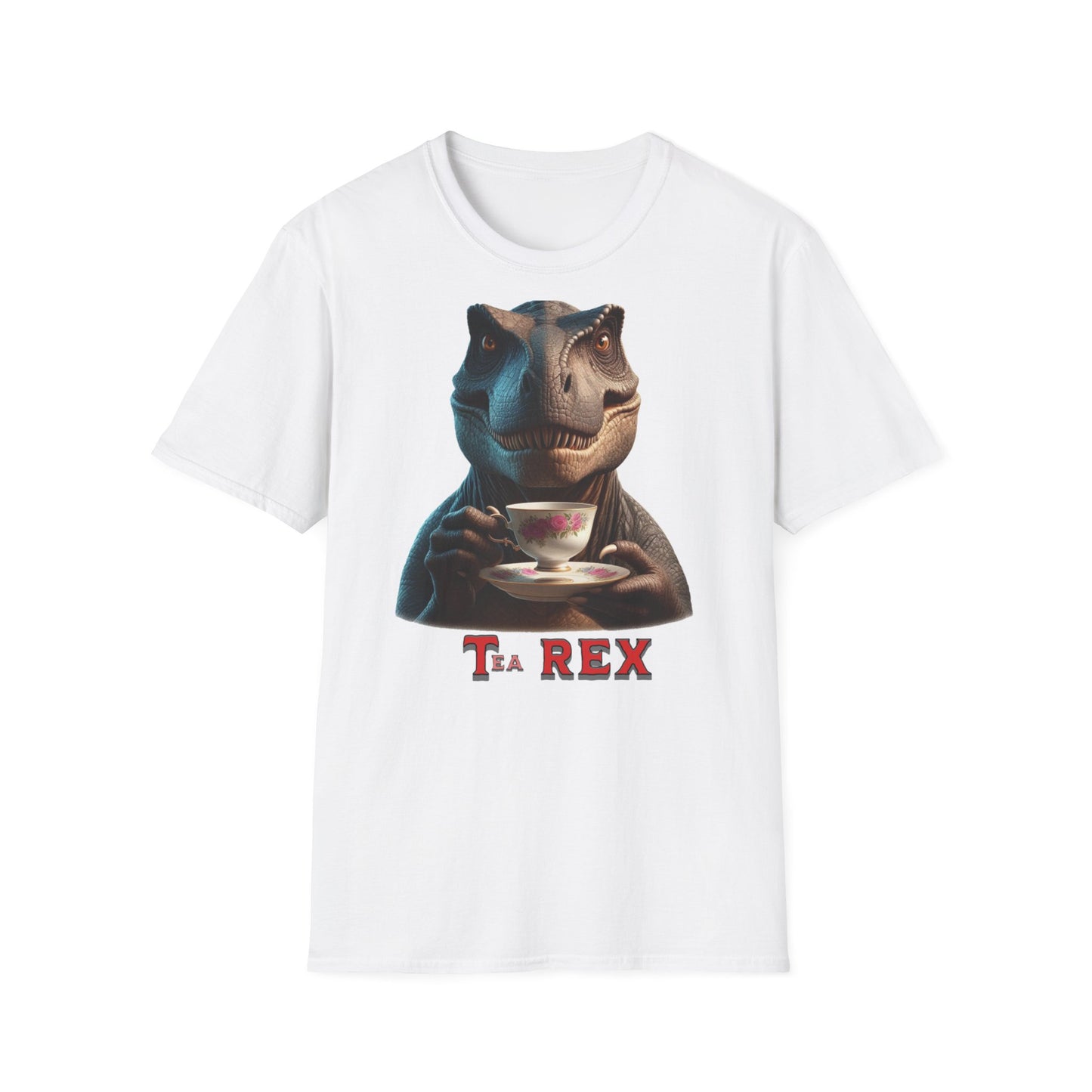 " Tea - Rex "  Unisex Softstyle T-Shirt