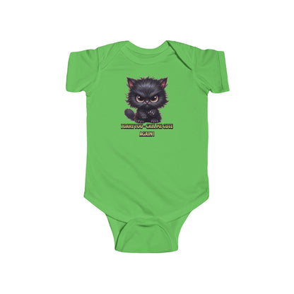 "I dare you - call me cute again!" - Infant Fine Jersey Bodysuit