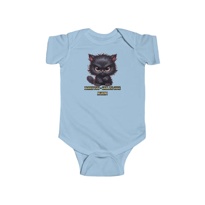 "I dare you - call me cute again!" - Infant Fine Jersey Bodysuit